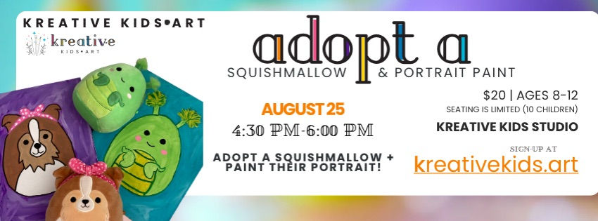 Adopt a Squishmallow & Portrait Paint