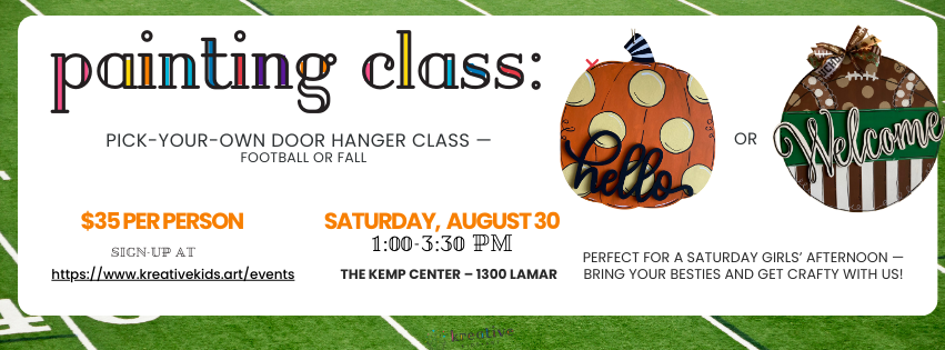 Door Hanger Workshop: Fall Edition