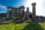 Doric Columns Temple of Apollo Ancient Corinth