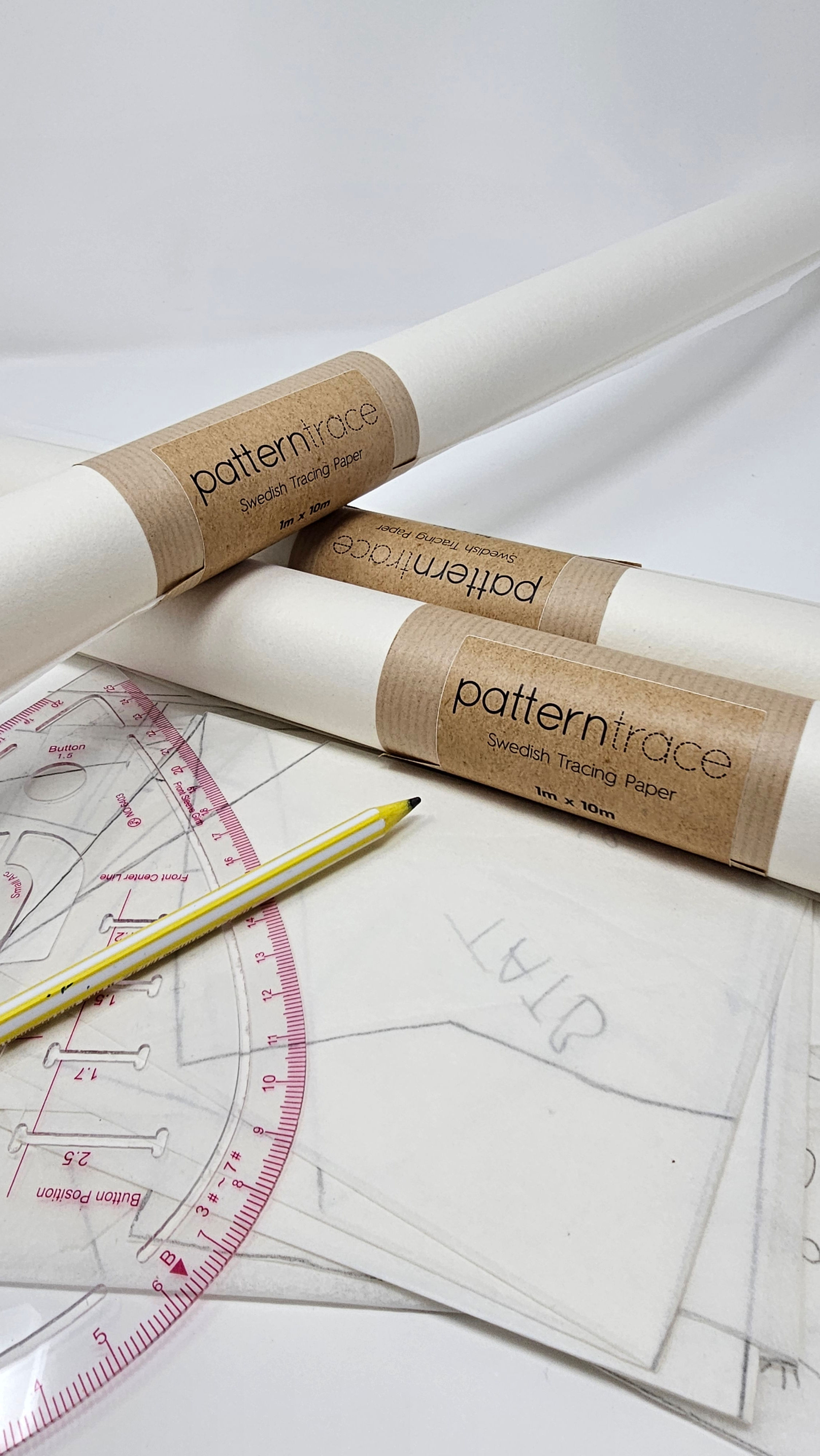 Swedish Tracing Paper — 1 m x 10 m Roll (Sold by the Roll)