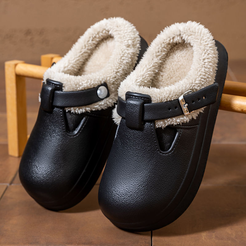 Miniatura: Pantufa Mule Impermeável Confort Max com Forro de Pelúcia