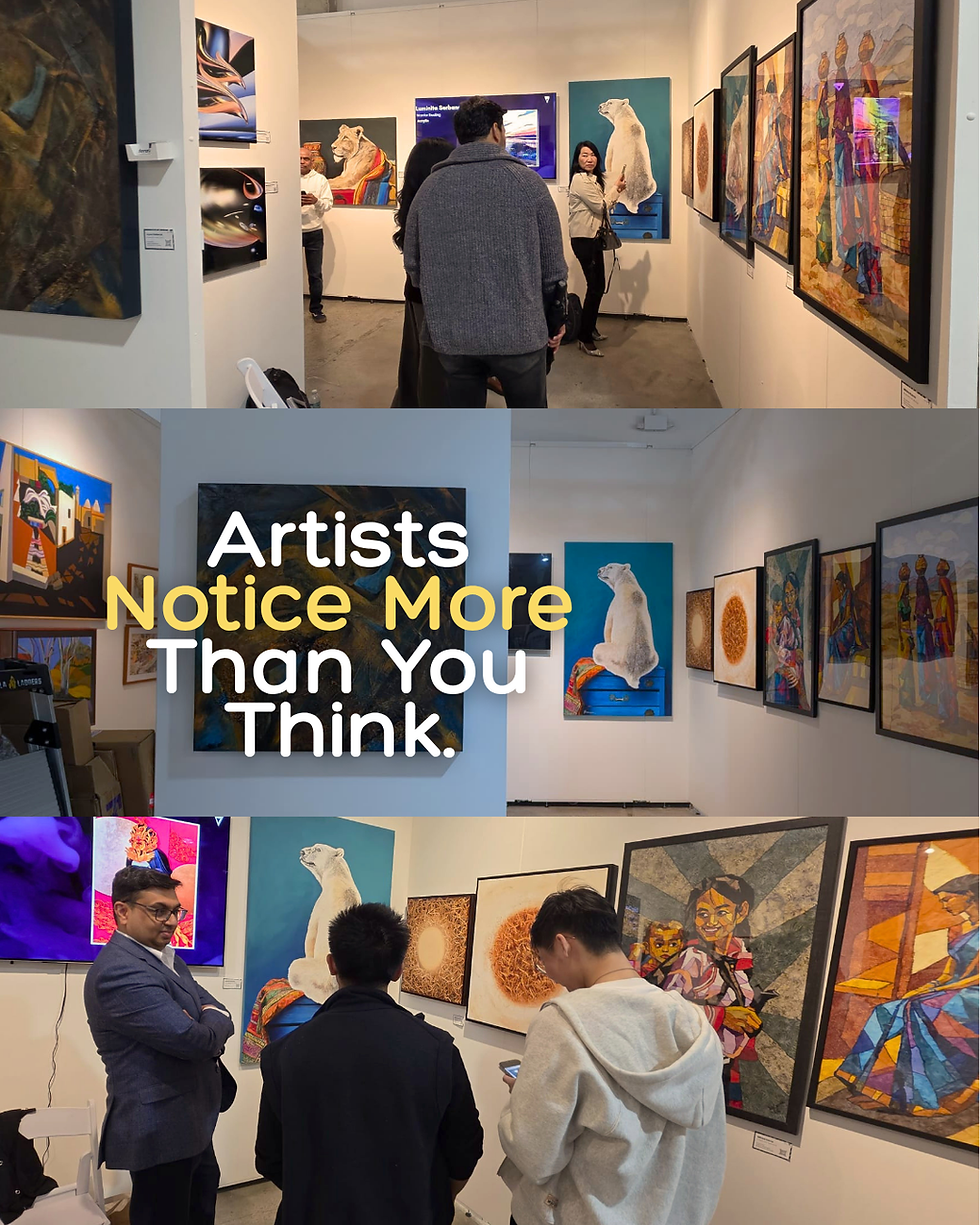 Moments from FOCUS art fair.