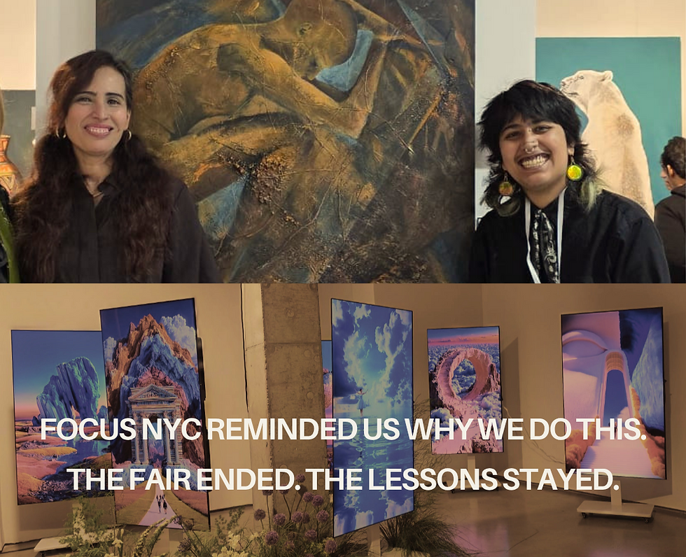 FOCUS NYC reminded us why we do this. The art fair ended but the lessons stayed.