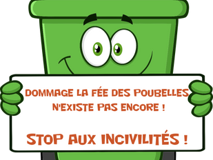 STOP aux dépôts sauvages dans la nature ou aux abords des conteneurs poubelles