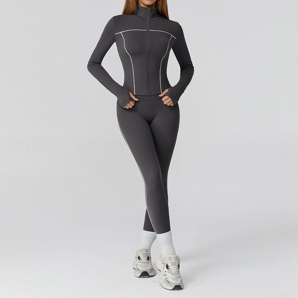 Thumbnail: Yoga Set 2/3PCS Sports Outfits Women Clothes Fitness Tracksuit Gym Legging Worko