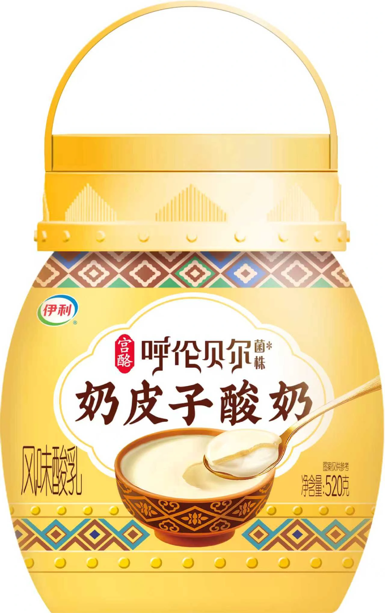 Gonglao's Hulunbuir Yogurt blends ancient methods, modern design, rich flavor, & cultural packaging.