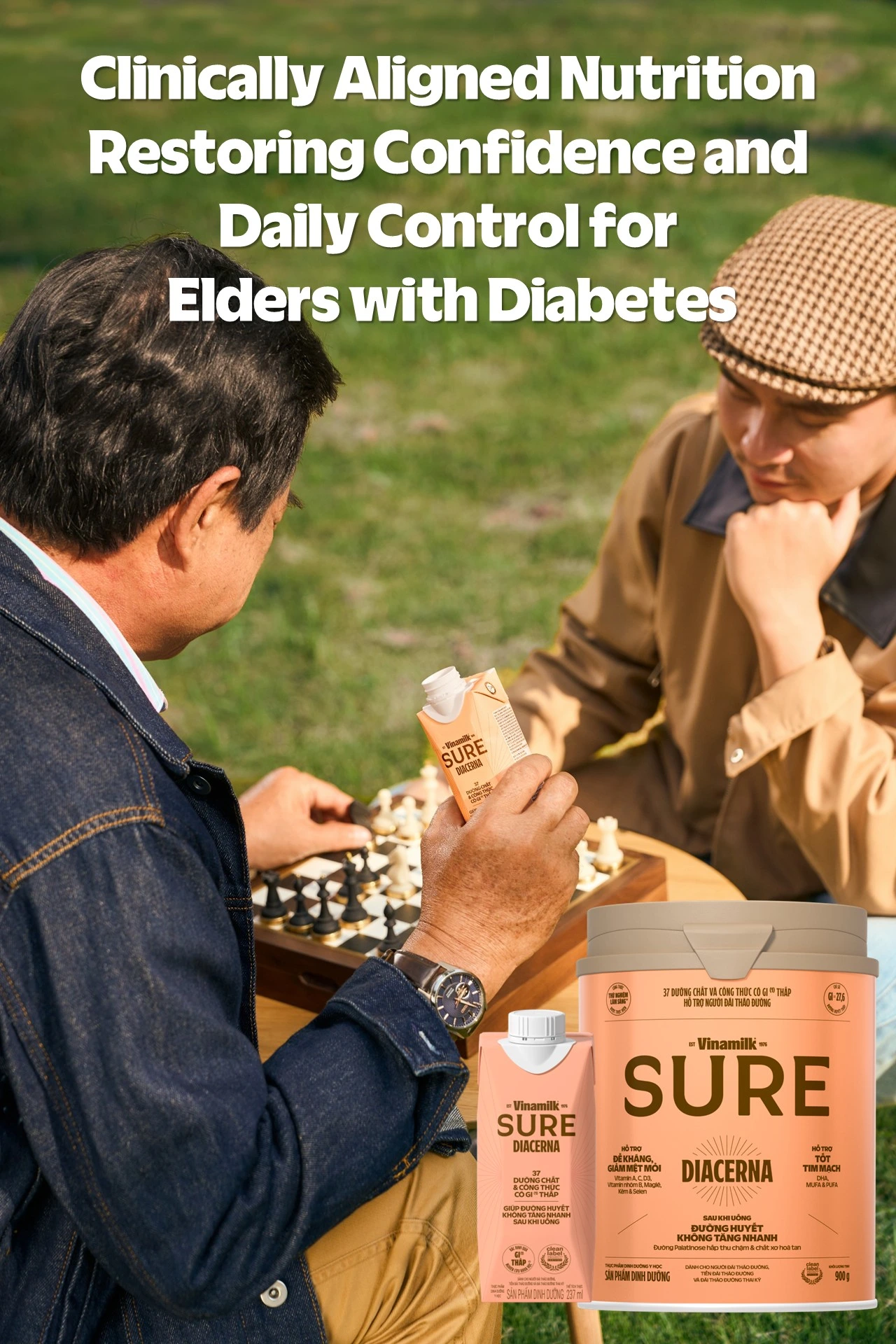 Sure Diacerna supports Vietnamese elders with diabetes through balanced, affordable nutrition.