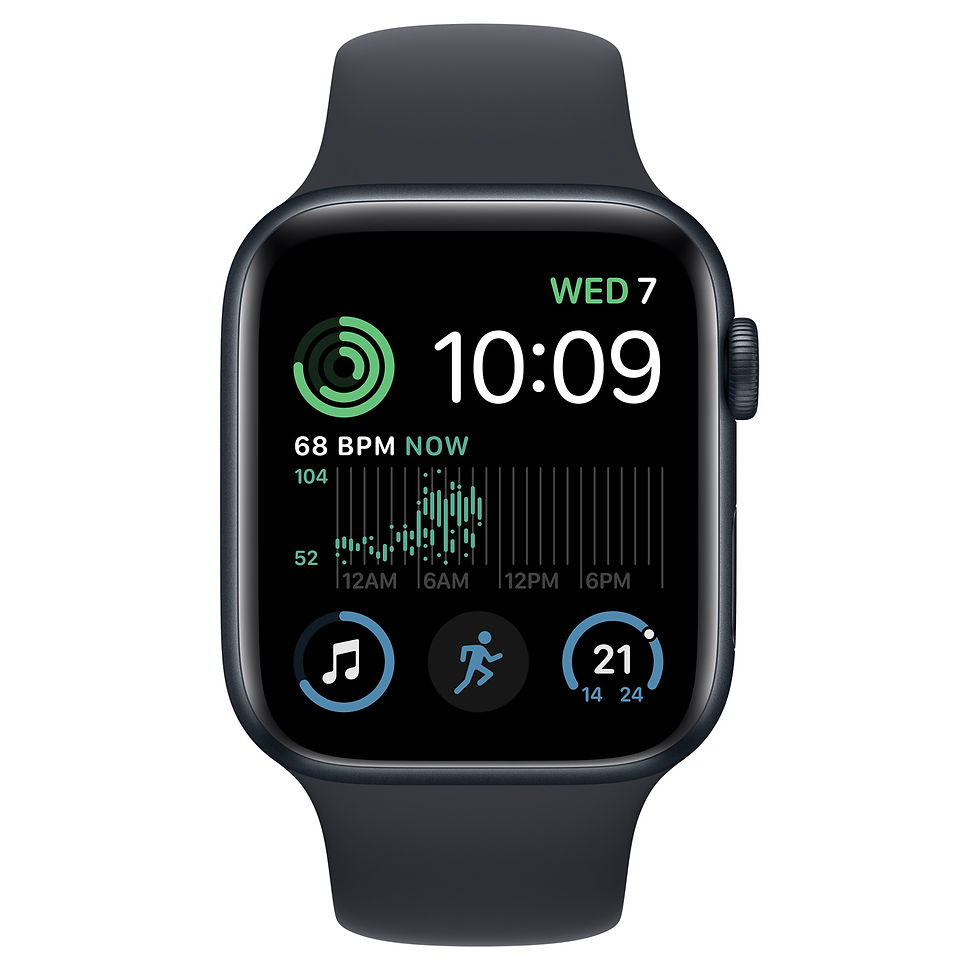 Thumbnail: Apple Watch SE, Midnight Aluminium Case with Sport Band