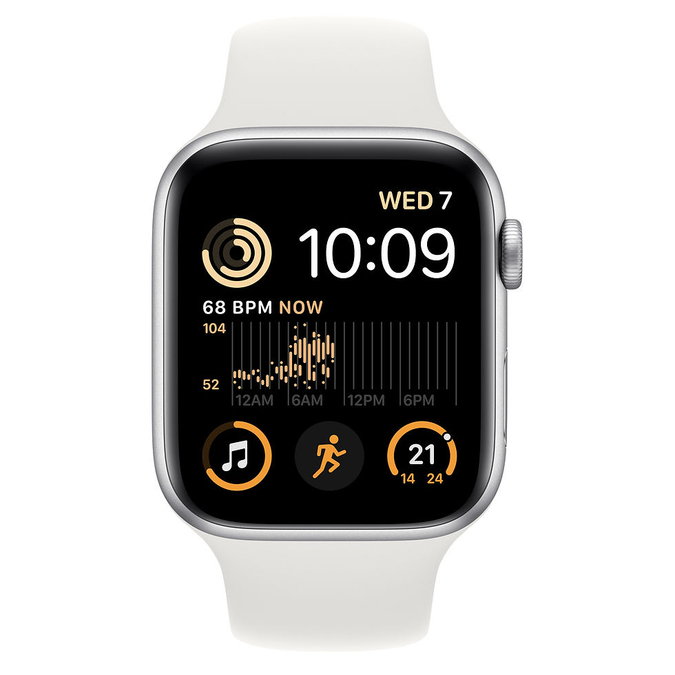 Thumbnail: Apple Watch SE, Silver Aluminium Case with Sport Band