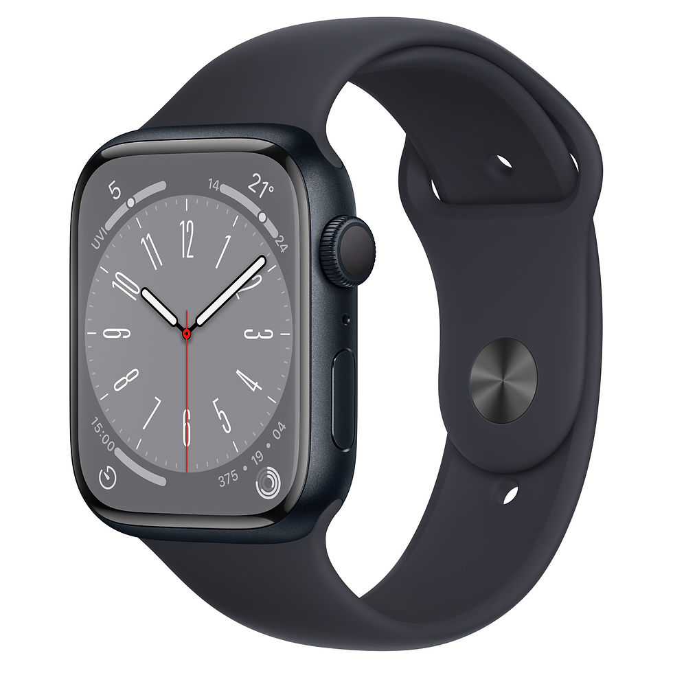 Thumbnail: Apple Watch Series 8, Midnight Aluminium Case with Sport Band