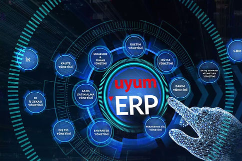 uyum ERP sistemi entegrasyon modülleri diyagramı