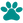 paw print decorative