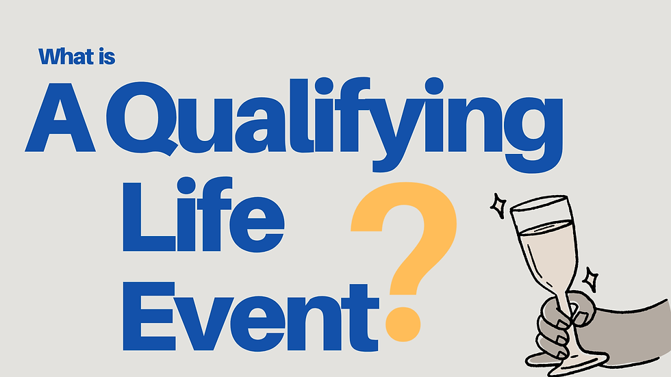 What is a Qualifying Life Event (QLE)?