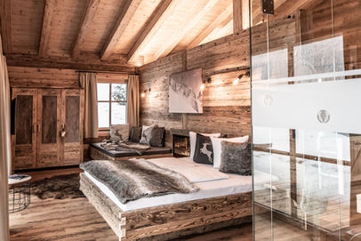 Cozy alpine bedroom