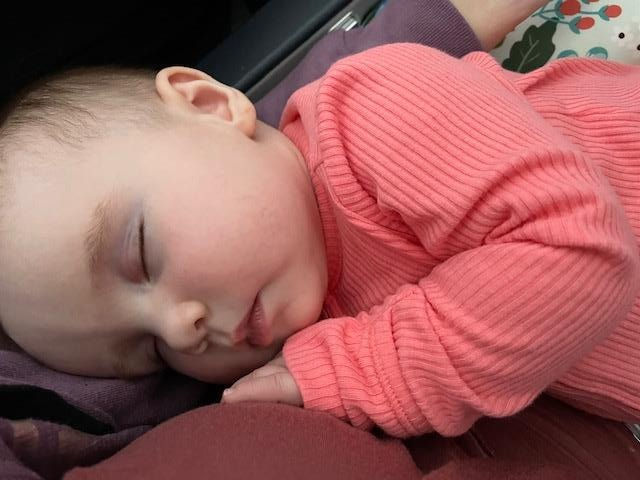 Cute Baby Travelling