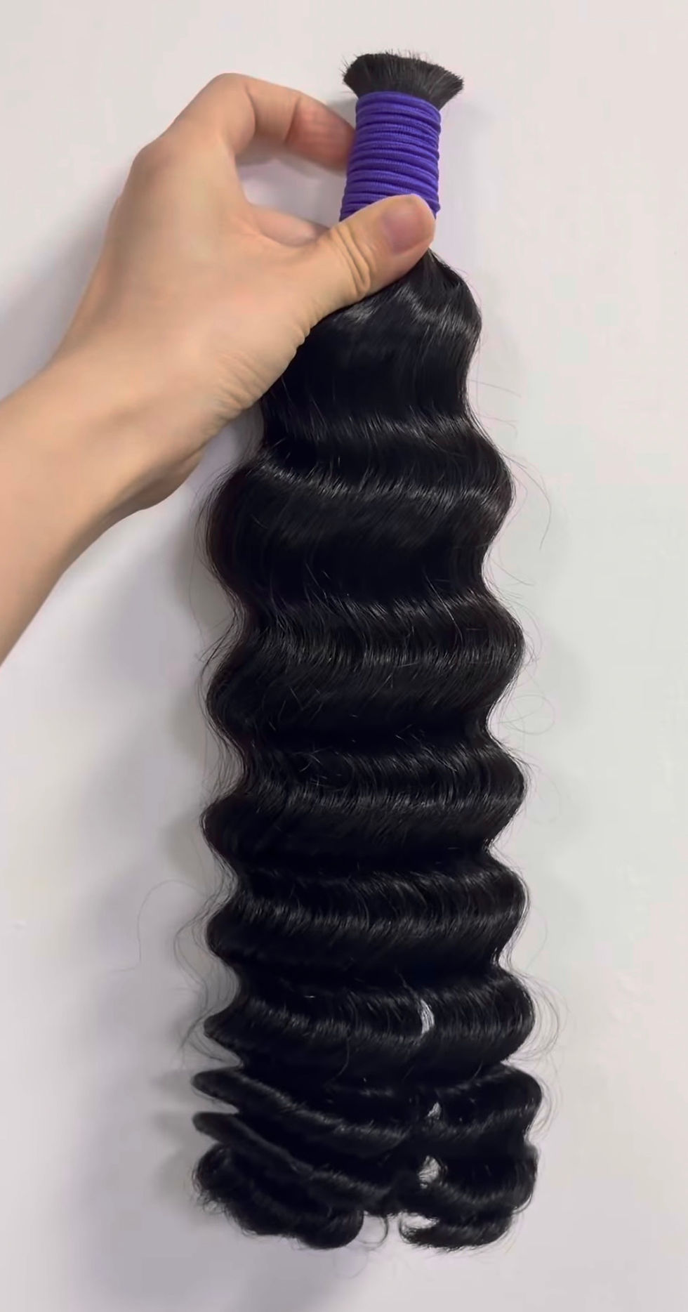 Loose Deep Wave Weftless Virgin Human Hair Bundles