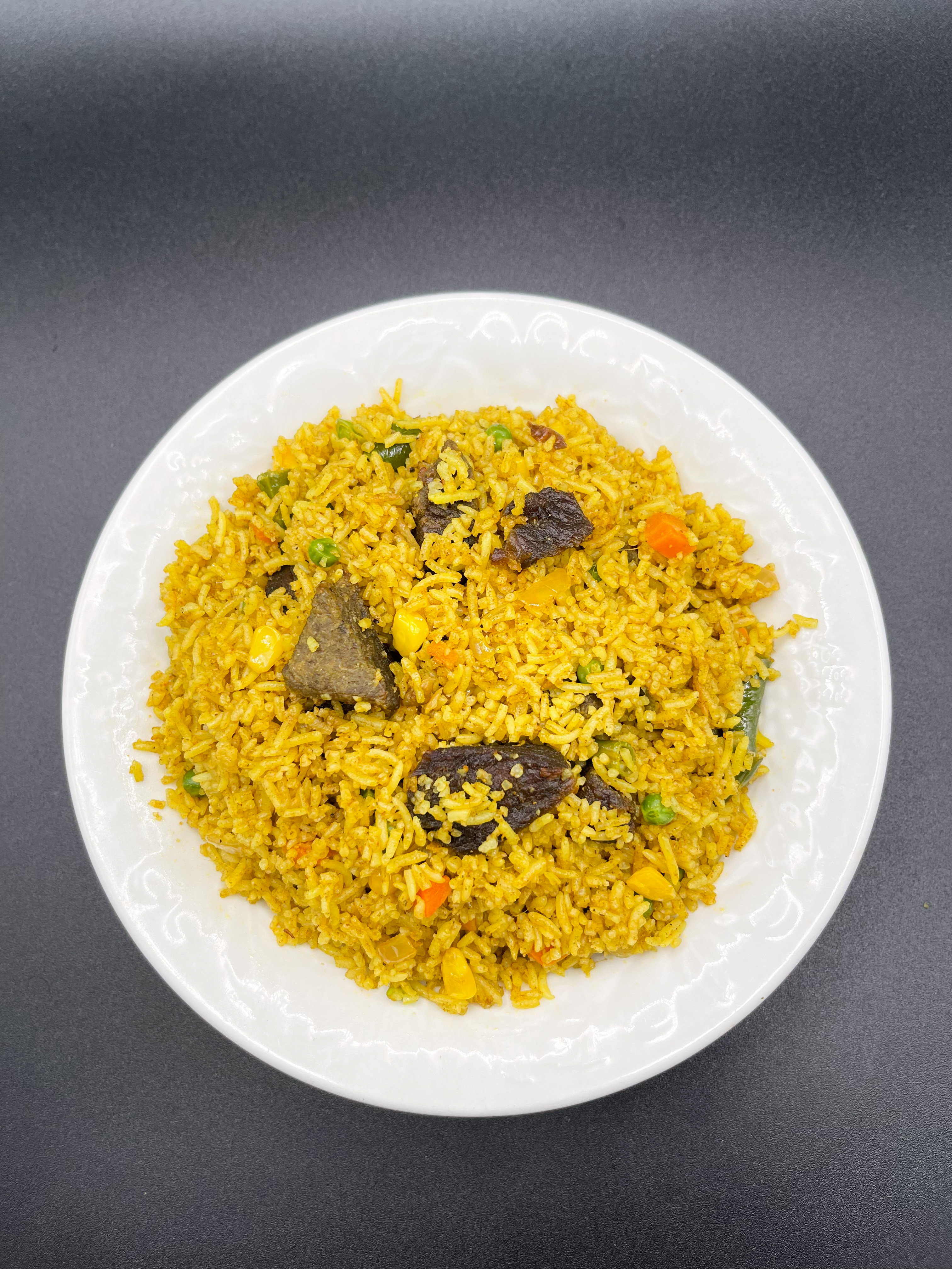 Arranged Food and Objects