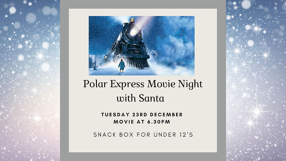 Polar Express Movie Event With Santa!