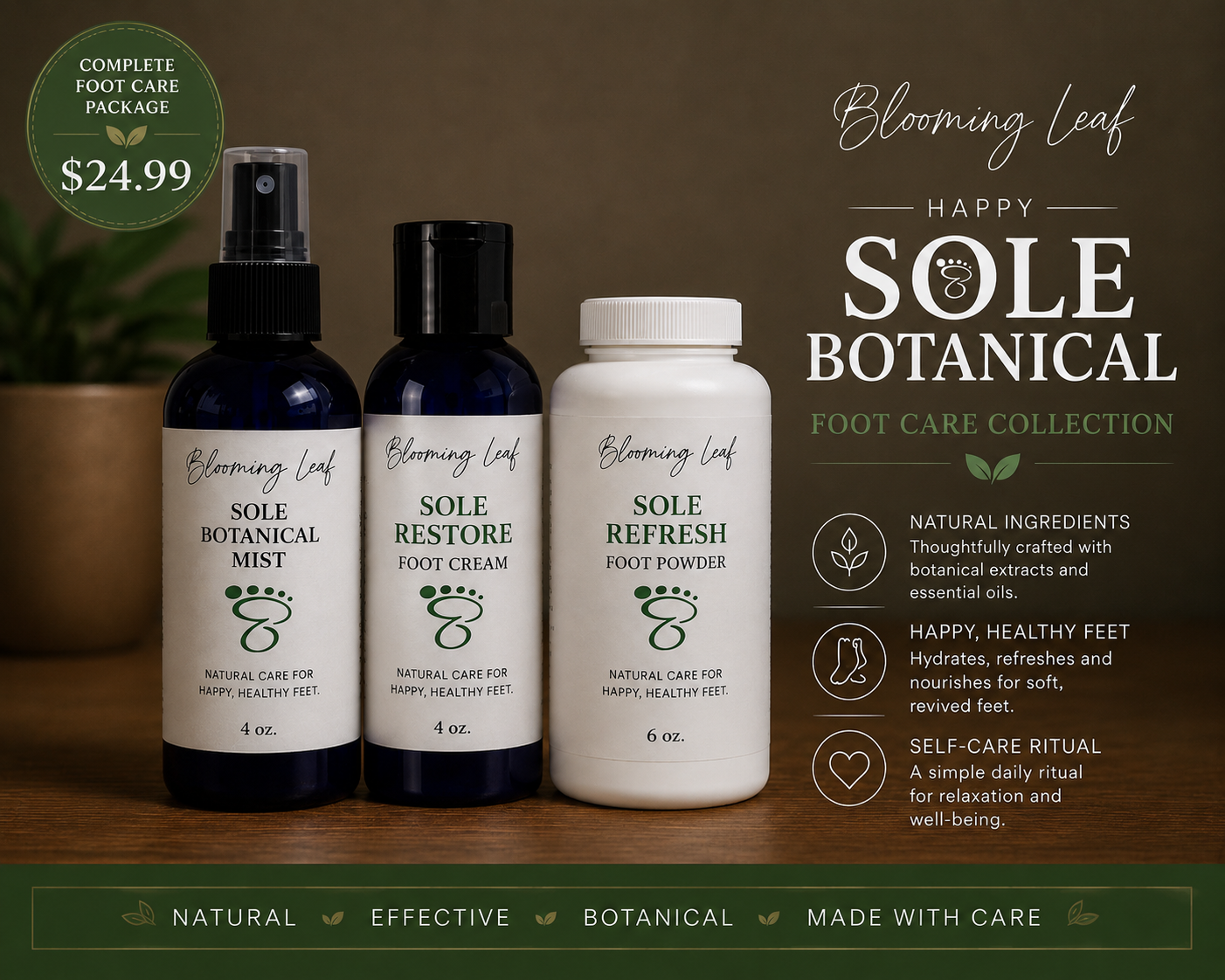 Happy Sole Botanical Foot Care Collection