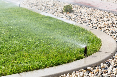 Irrigation Head watering sod