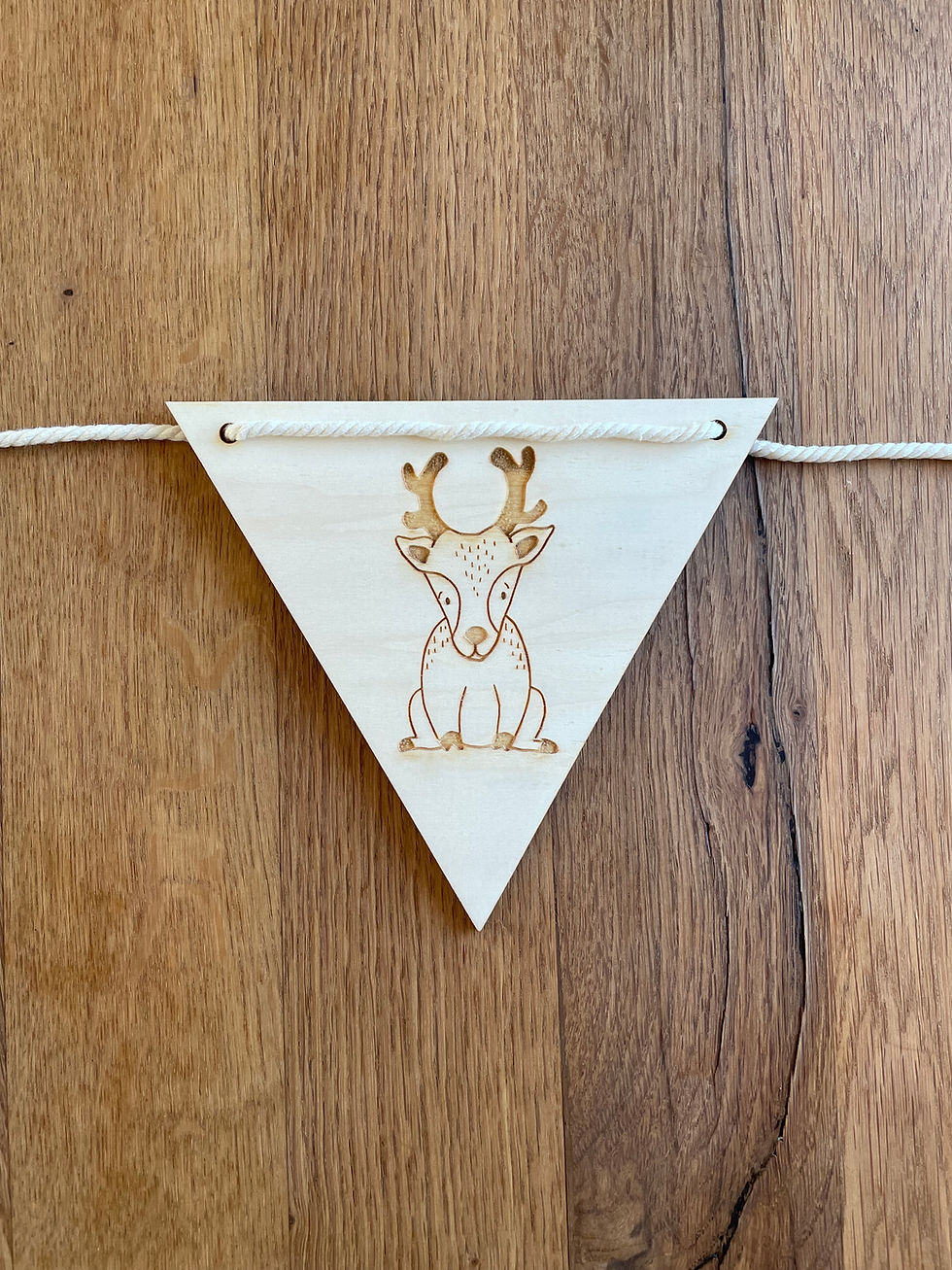 Miniaturbild: Wimpelkette - Dreieck - personalisiert