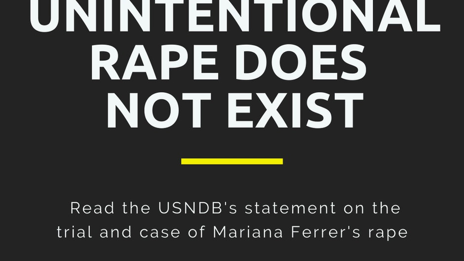 THE USNDB REAFFIRMS: UNINTENTIONAL RAPE DOES NOT EXIST