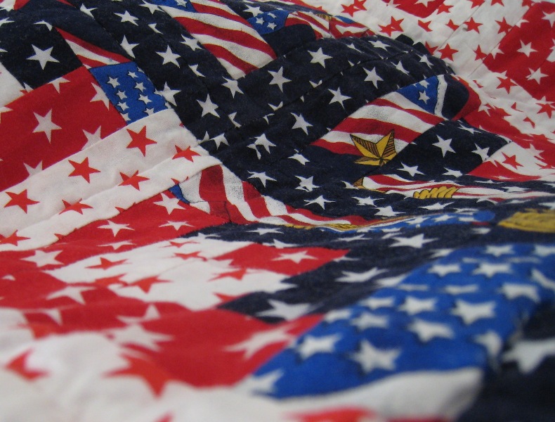 Patriotic Quilt - detail