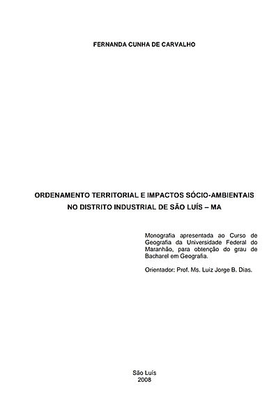 capa da obra em questão