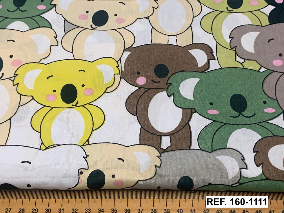 Miniatura: REF. 1111 - Koalas Verdes/Pretos/amarelos