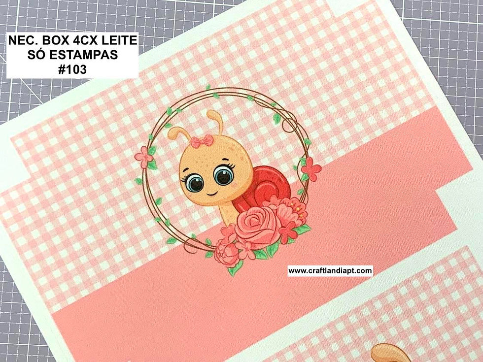 Miniatura: #103 - NECESSAIRE BOX 4 CX LEITE