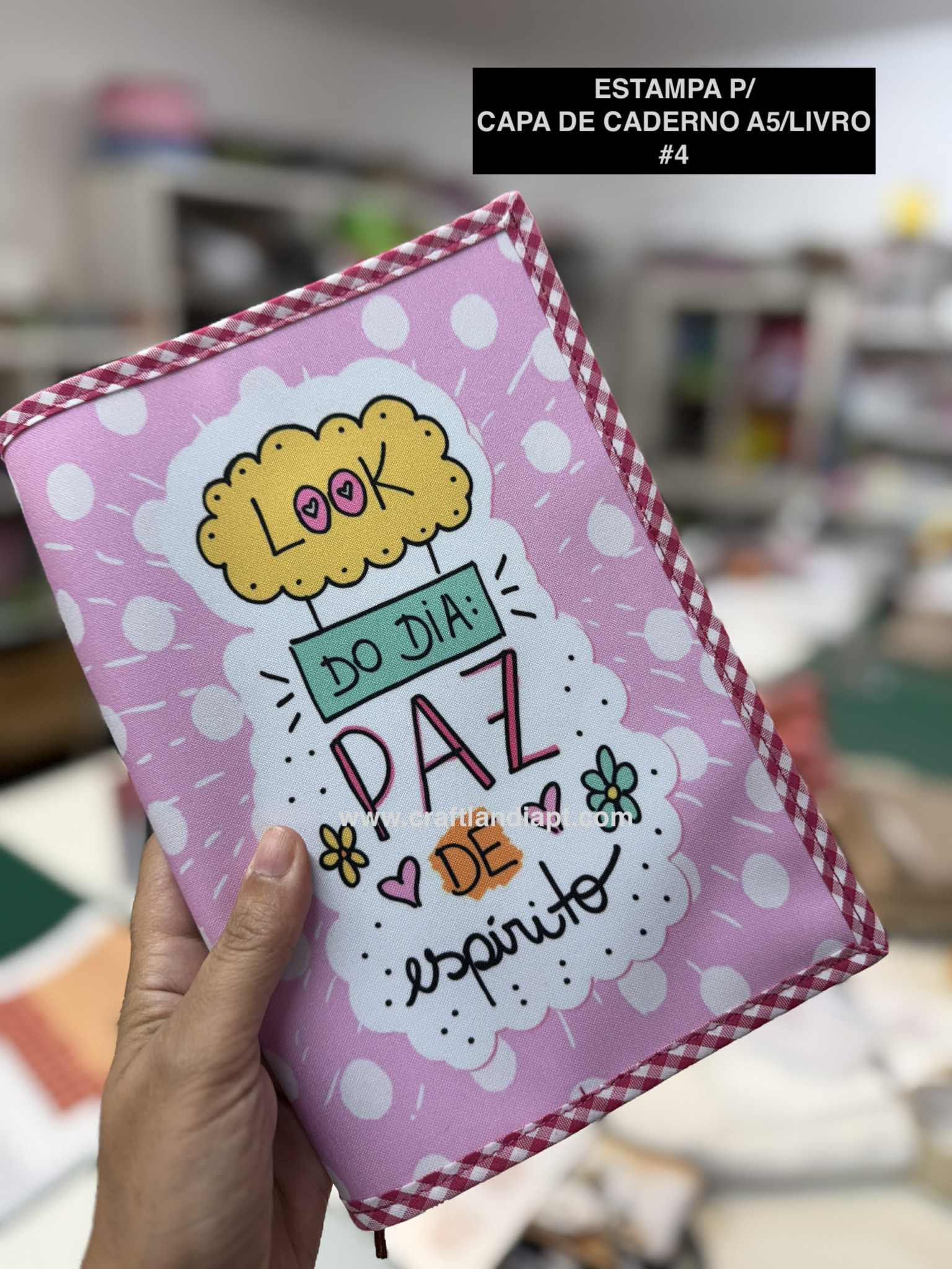 #4 - Capa p/ Caderno A5 ou Livro