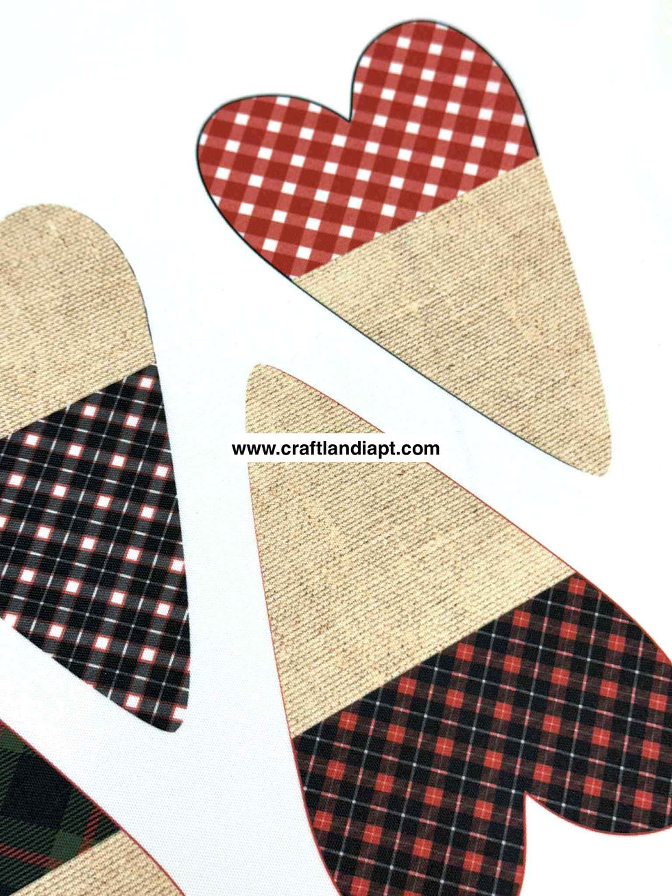 Miniatura: #2 - Corações de Natal - Só Estampa