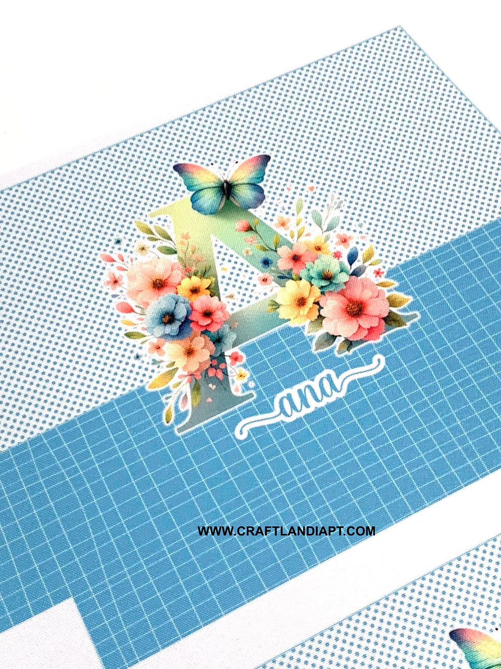 Miniatura: Nec. Triangular Coleção Alfabeto Primavera - SÓ ESTAMPA