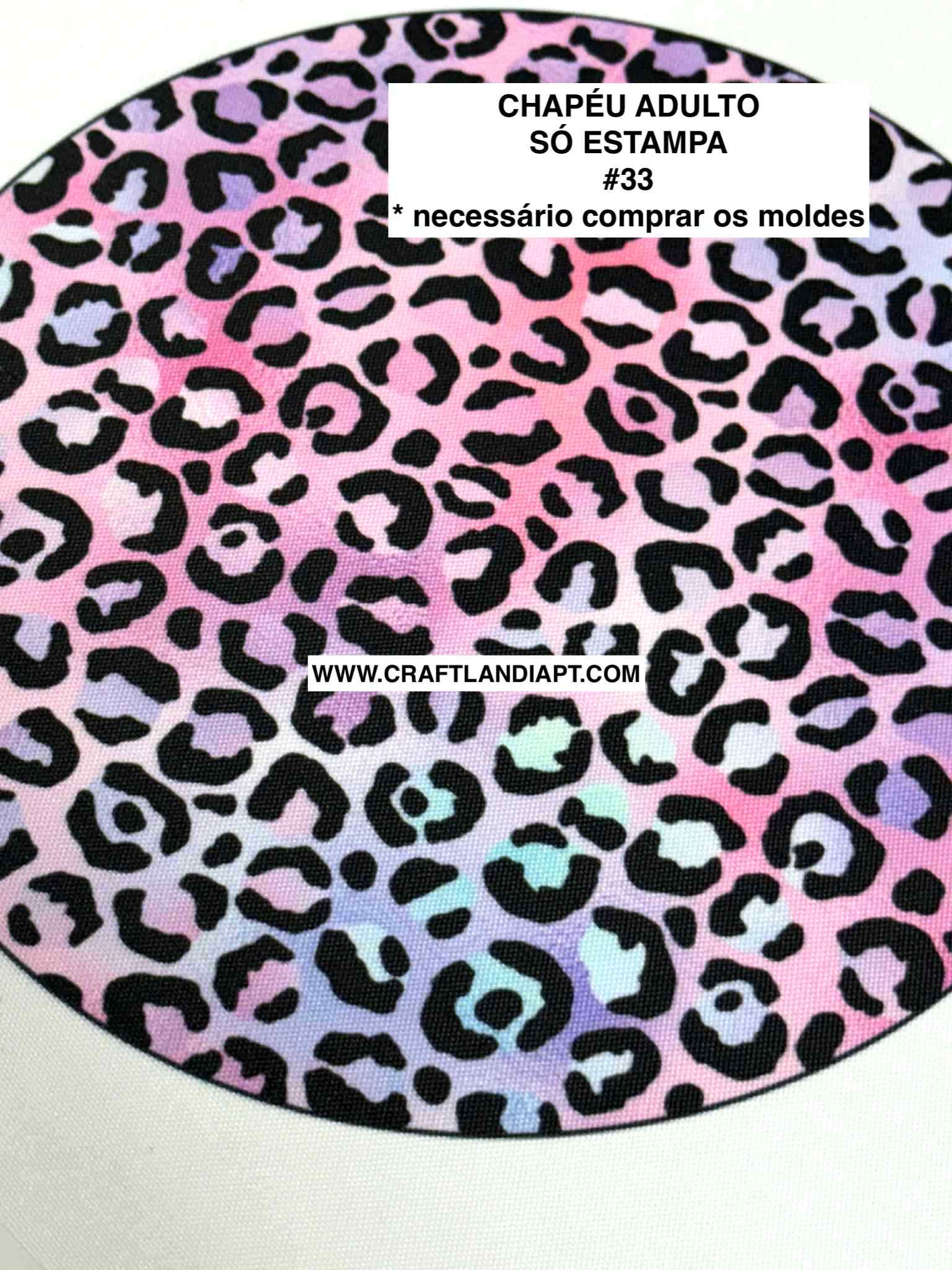 #33 - CHAPÉU ADULTO - Só estampa exterior