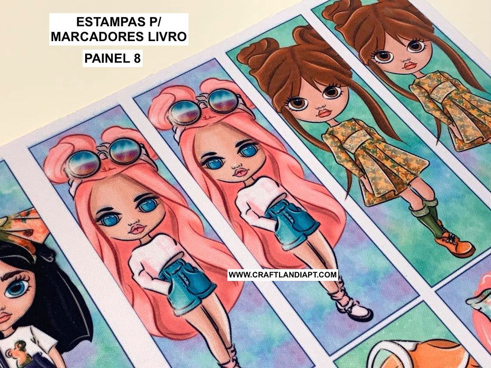 Miniatura: Marcadores de Livro - SÓ ESTAMPA - Padrão 8