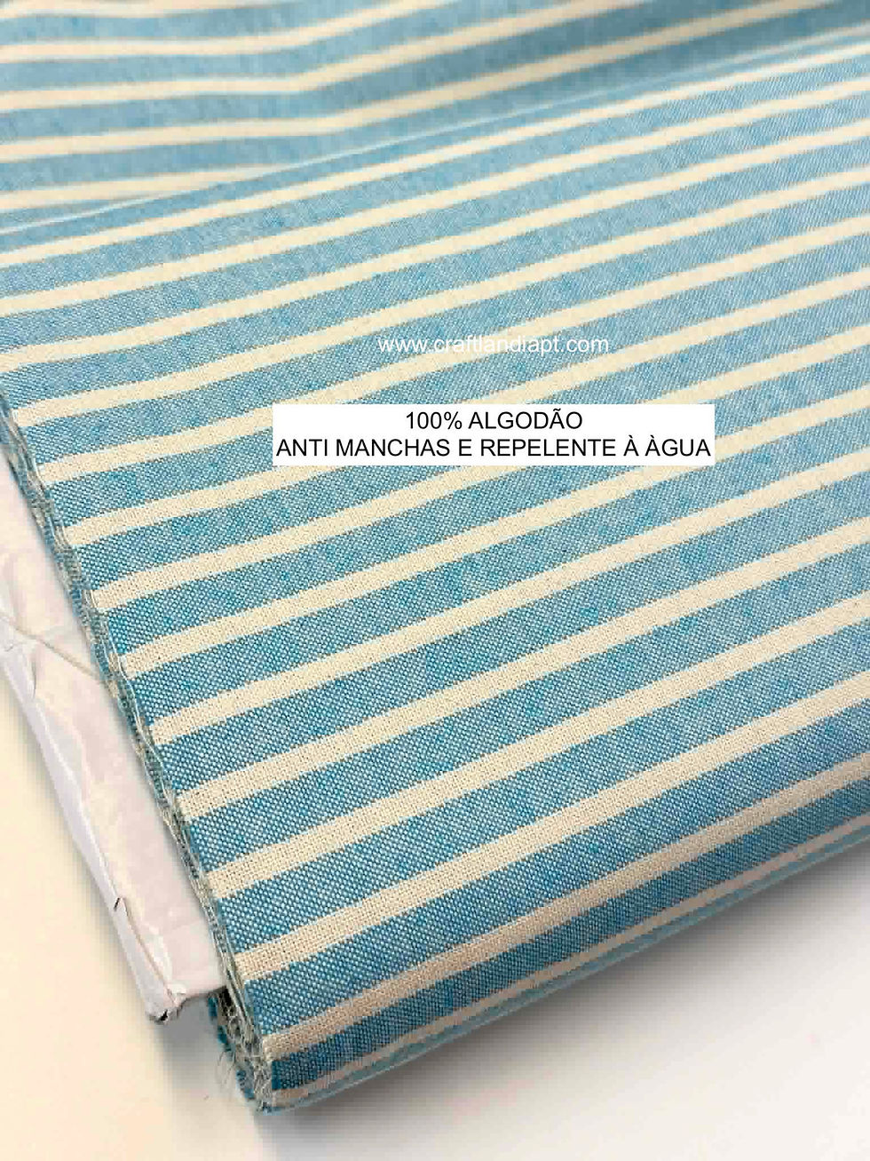 Miniatura: AZUL - Tecido repelente rústico 100% algodão - 140cm larg