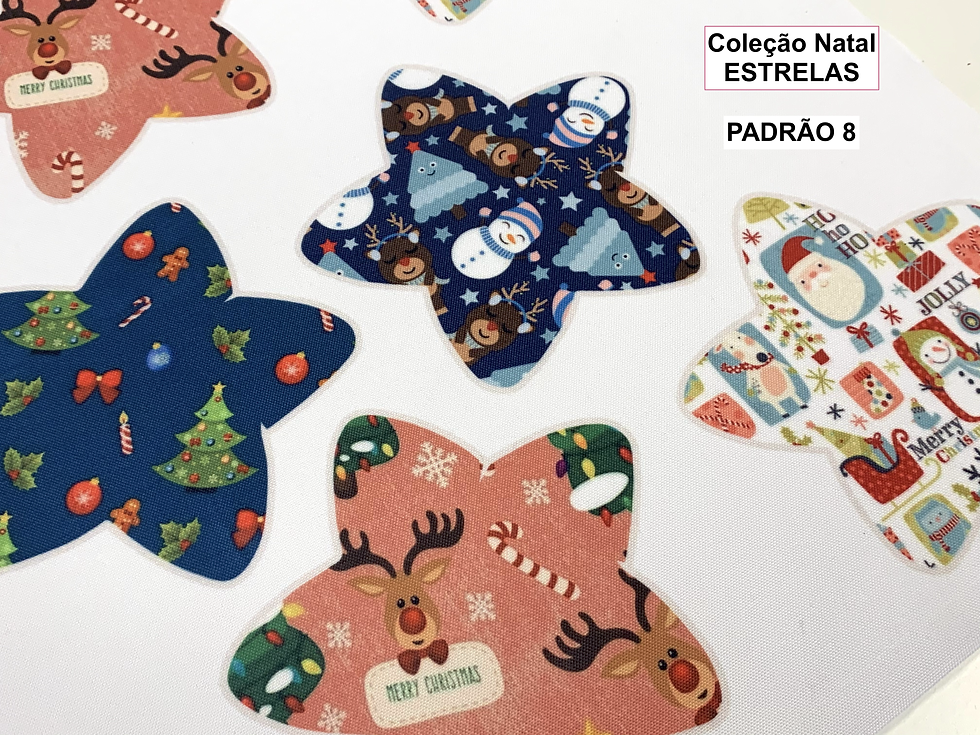 Miniatura: Coleção Natal - ESTRELAS - Padrão 8