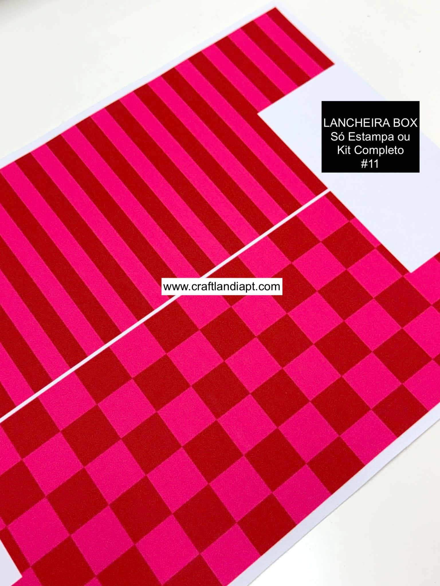 #11 - Lancheira Box - Kit ou Estampa