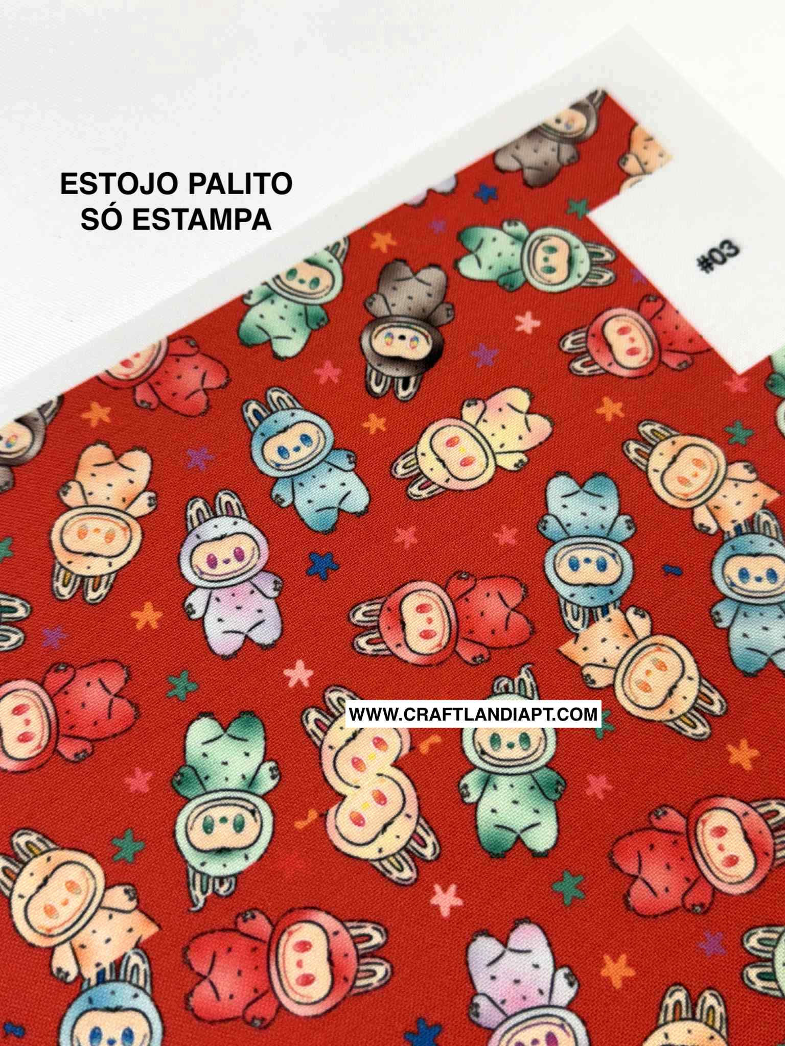 #3 - Estojo Palito - Só Estampa