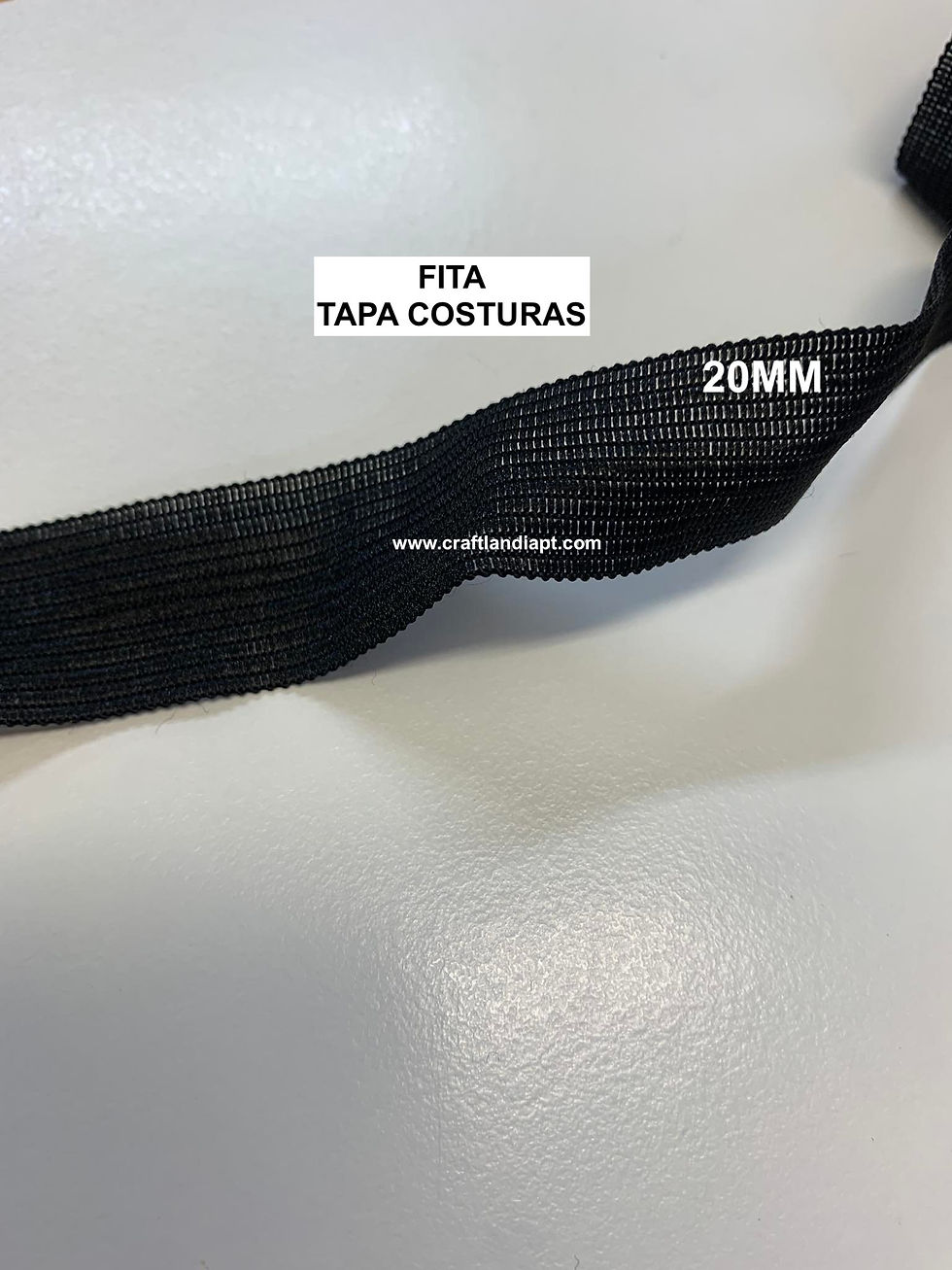 Miniatura: 20MM - Fita TapaCosturas 100% poliéster - 5 metros