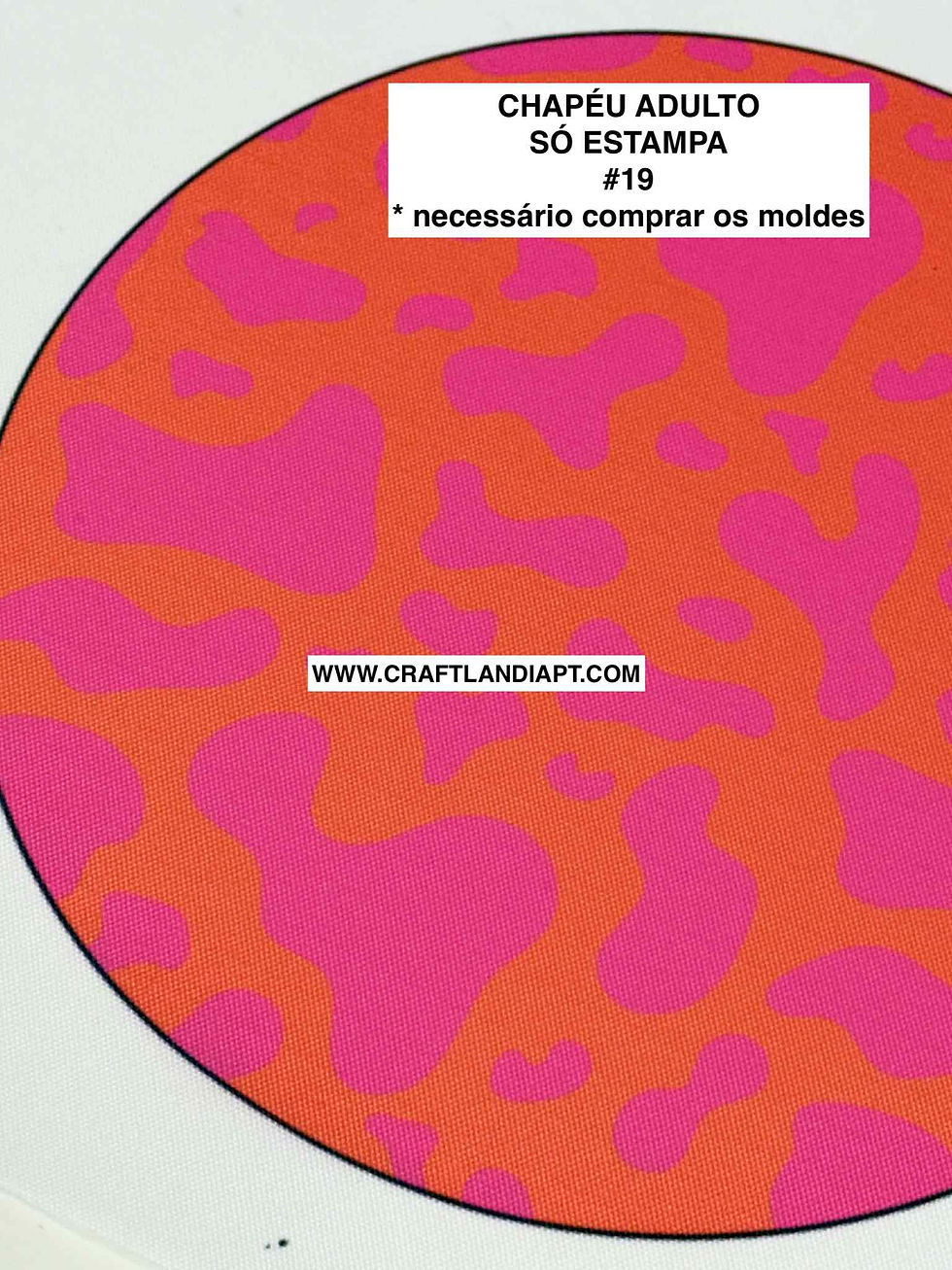 Miniatura: #19 - CHAPÉU ADULTO - Só estampa exterior