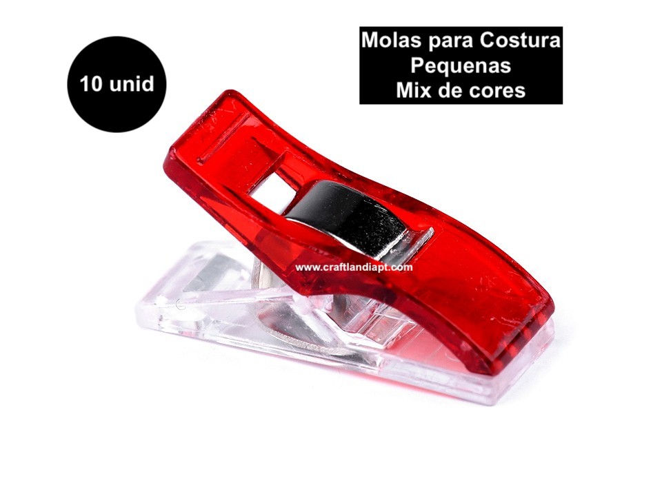Miniatura: 10PCS - Molas PEQUENAS p/ costura - Mix de Cores