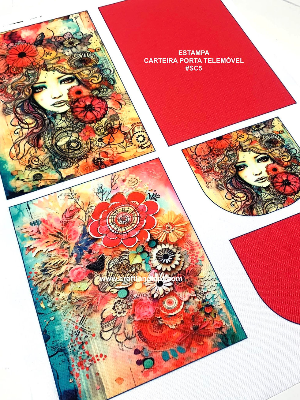 Miniatura: #SC5 - CARTEIRA PORTA TELEMÓVEL - SÓ ESTAMPA