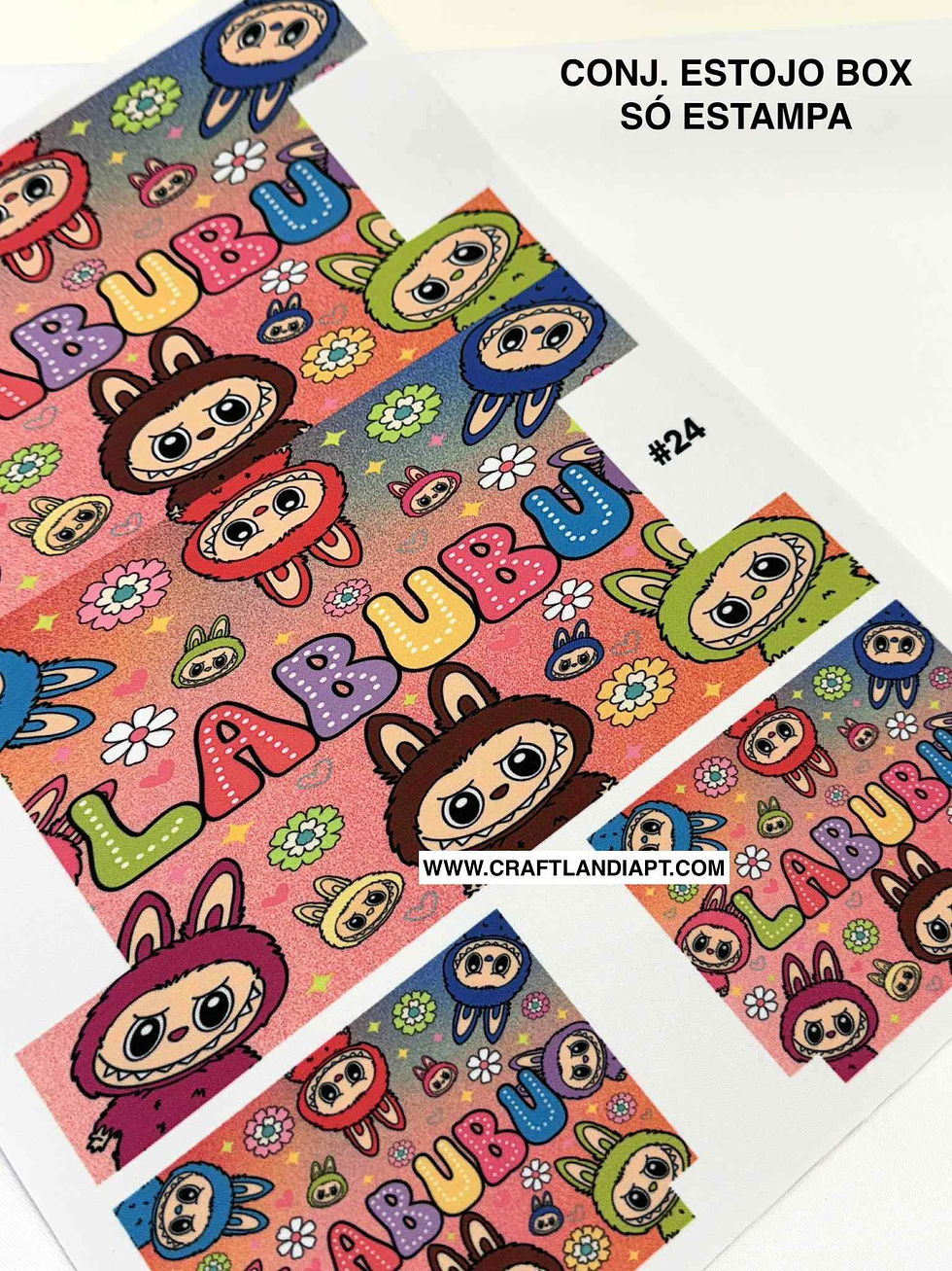 Miniatura: #24 - Conj. Estojo + Porta Moedas - SÓ ESTAMPA