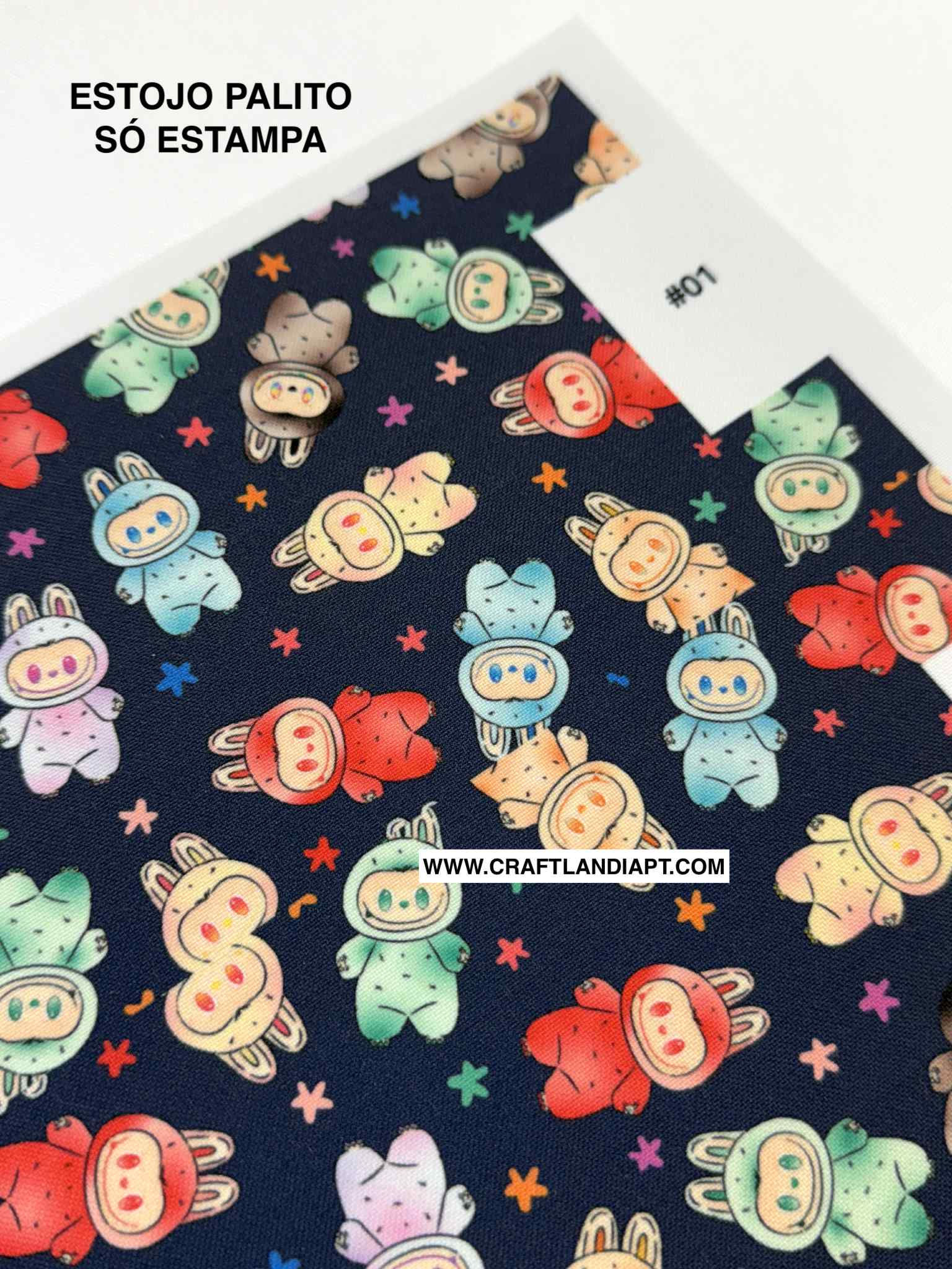 #1 - Estojo Palito - Só Estampa