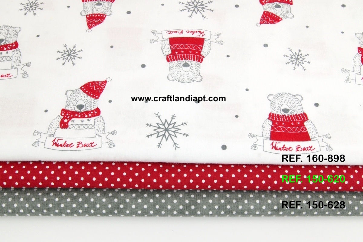 REF. 898 - Ursos polares em fundo branco