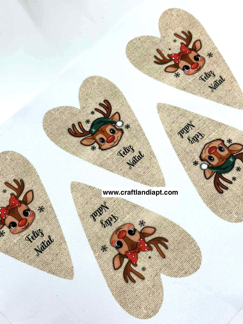 Miniatura: #4 - Corações de Natal - Só Estampa