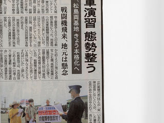 米軍演習バリアント シールドへの自衛隊参加 反対