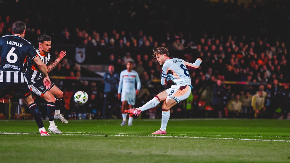 Through to the quarter final of the Carabao Cup as we scuttle the Mariners 0-5