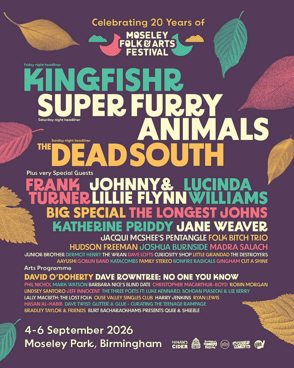 Moseley Folk and Arts Festival 2026 Line-up